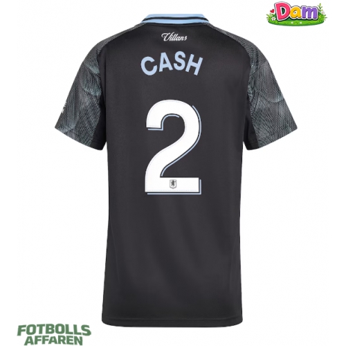 Aston Villa Matty Cash #2 Bortatröja Kvinnor 2025-26 Kortärmad
